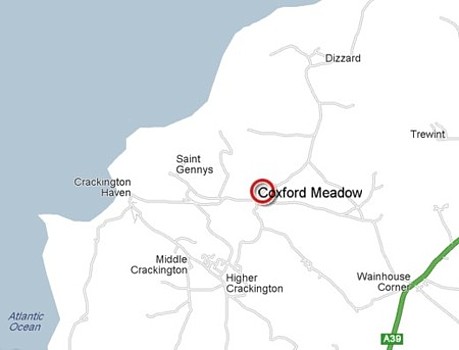 Coxford meadow map